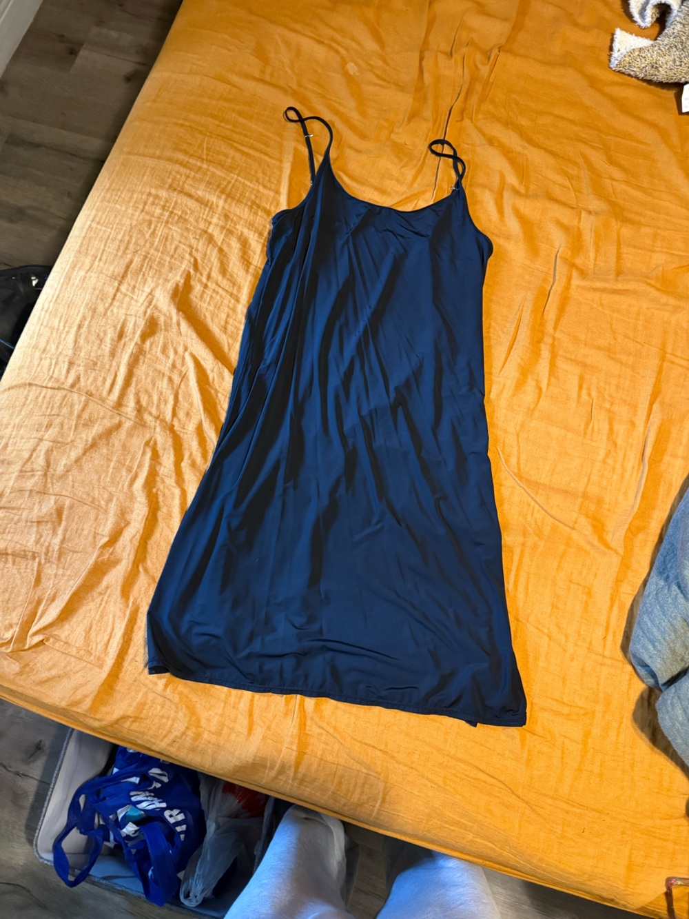 Jockey Navy Blue Maxi Slip Skirt